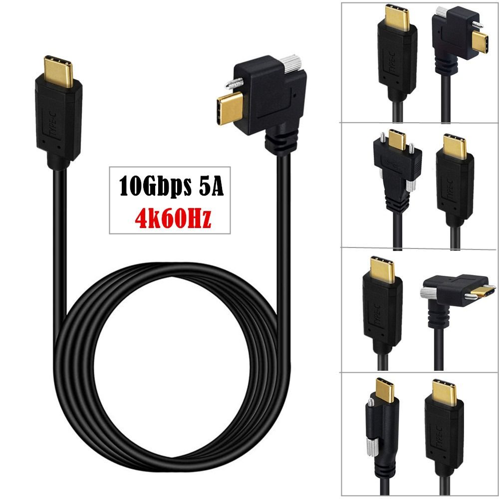 Кабель Type-C 10 Гбит/с 4K60Hz Кабель для передачи данных Type-C Папа-Папа Подключение периферийного устройства компьютера