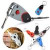With LED Flashlight Folding Mini Screwdriver 6-in-1 Bottle Opener Portable Keychain Knife