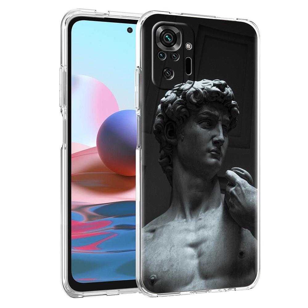 Чехол для телефона для Xiaomi Redmi Note 15 14 5G 13 12 10 11 Pro Plus 4G 14C 13C 12C Мягкий ТПУ Чехол Древнегреческая скульптура