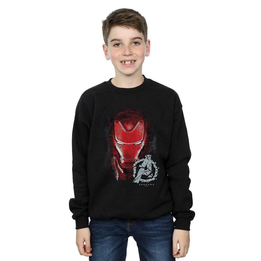 Marvel Свитшот для мальчиков «Мстители: Финал» Железный человек с начесом