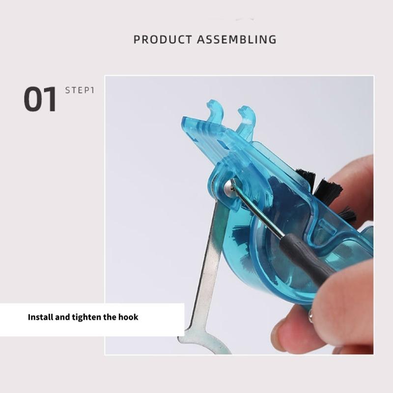 Versatiles Chain Cleaning Device Bike Motorcycles Cleaning Tool Scrubber Brushes for Regular Bike Maintenances