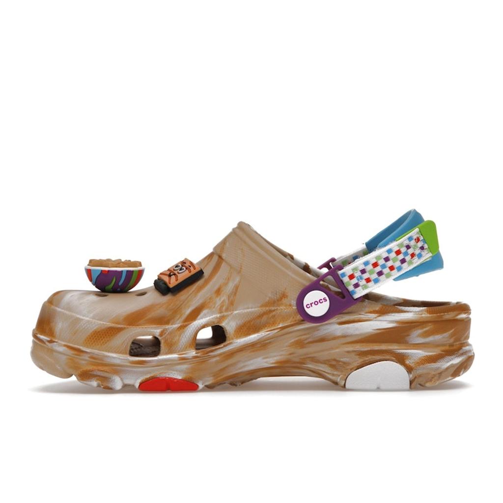 Cinnamon Toast Crunch x Crocs Classic All-Terrain Clog Unisex Sneakers Brown Chai White-Cinnamon 207920-2E9