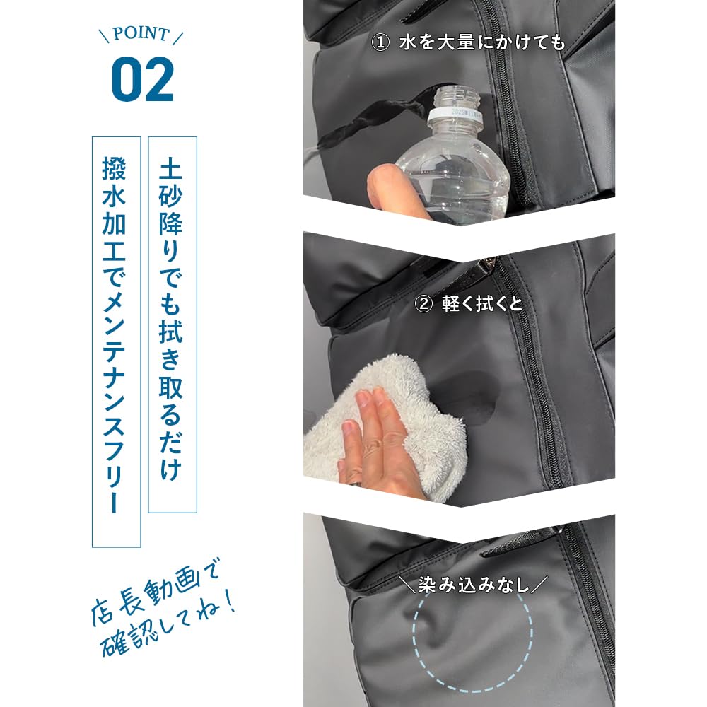 GOLDMEN GA102 Lightweight, Water-Repellent Business Tote Bag, Shoulder Bag, Briefcase, Duffel Bag, A4B4 Capacity, Canvas, Business Tote, Large