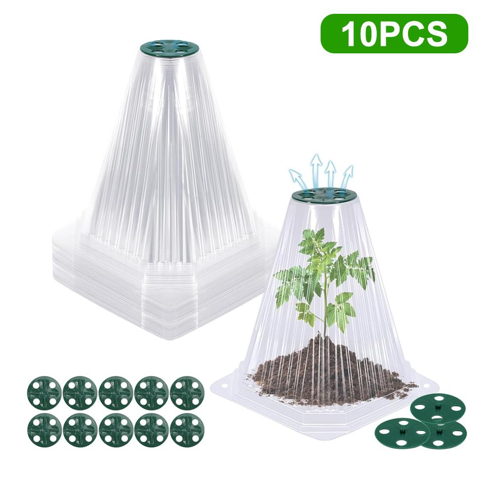 10-20 шт. Защитный чехол для растений в саду, многоразовый чехол для растений, защищенный от насекомых и морозной погоды, чехлы для защиты растений