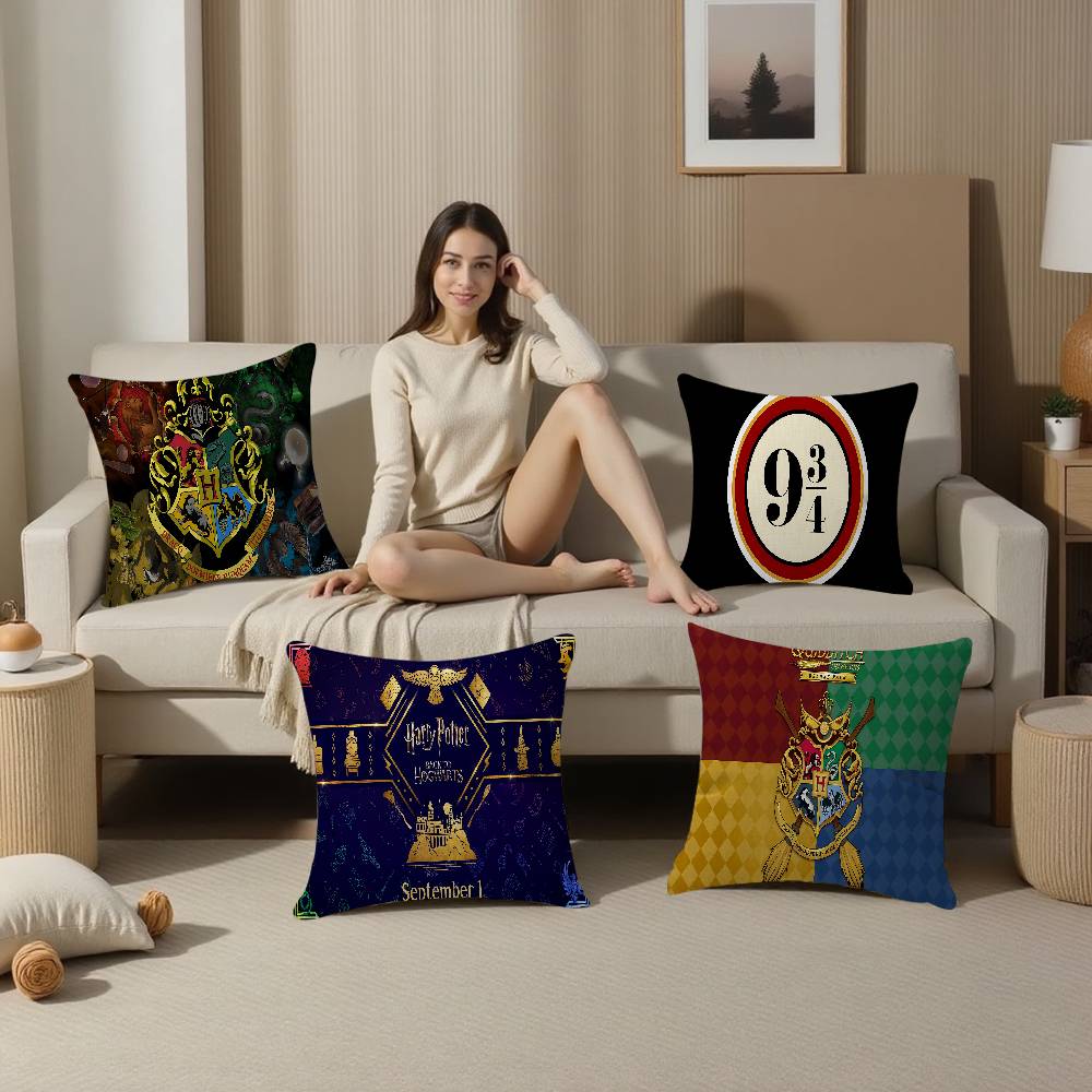 Фильм Гарри П-Поттер Персонализированная Наволочка Пыльник Спальня Детская Вечеринка Декорация Наволочка День Рождения Детский Подарок