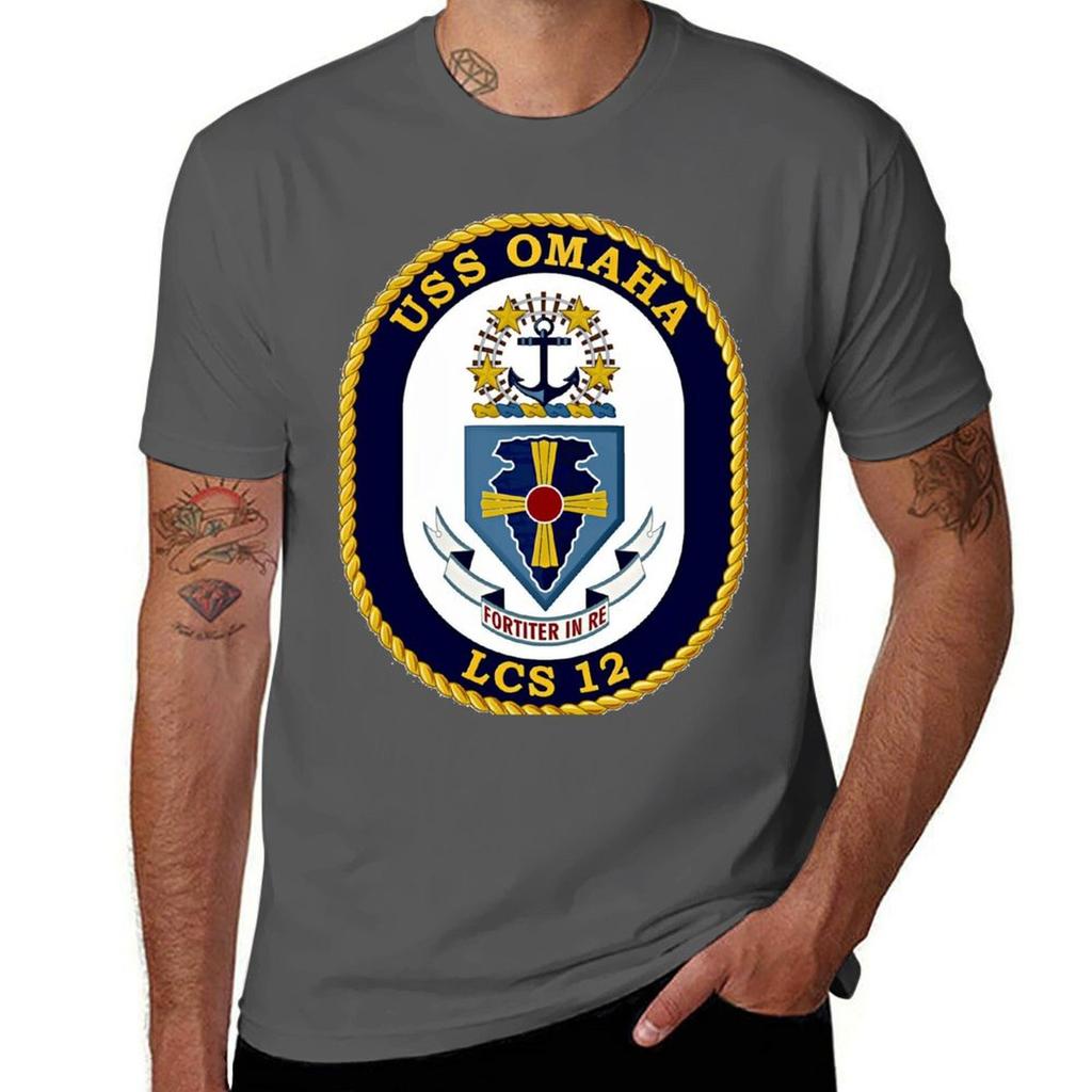 Uss Omaha Lcs12 Tshirt Fitness Training Breathable Tee