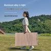 MOBIGARDEN Portable Roll-Top Iron Camping Table