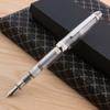 Пластиковая перьевая ручка Jinhao 992, прозрачная, с поворотным клипом, классический стиль, M Lorelei, канцелярские товары, для студентов, офиса, школы