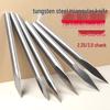 Triangular Tungsten Steel CNC Engraving Tool - 2.35mm Shank for Nut Carving & Dental Scribing