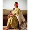 Stylish Casual Wear & Office Wear Saree for Women, Blouse (Need To Be Stitched As Per Size And Fit)