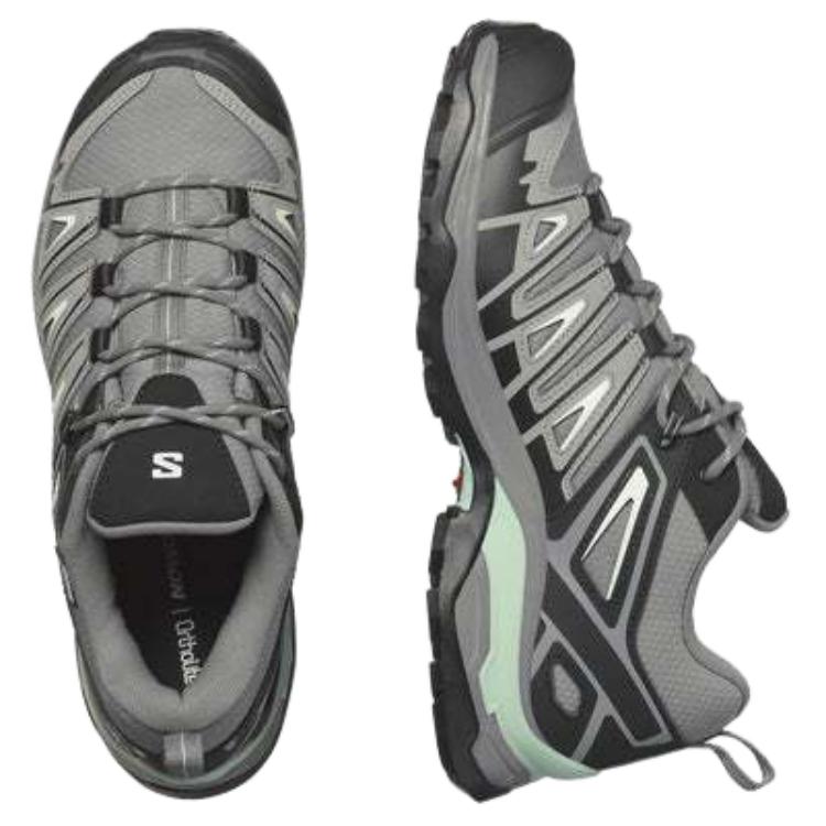 SALOMON X Ultra Pioneer Удобные Нескользящие Низкие Функциональные Ботинки для Активного Отдыха Женская Обувь Серая Черная L47520800
