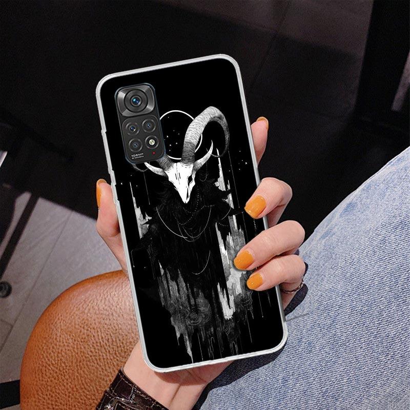 Сатанинский Козел Сатана Дьявол Чехол Для Телефона Для Xiaomi Redmi Note 15 14 13 12S 12 11 Pro Plus 14S 11S 11E 10 10S 11T 5G Персонализированный Cov