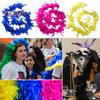 Feather Boa Scarf Colorful Turkey Feathers Thin Scarf Lightweight Skin-touching Long Scarf Parties Stage Performances Accessories