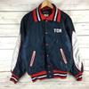 80s USA Vintage BUTWIN Stadium Jumper Softball Navy × Red USA M (L Equivalent)(USED)