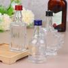 1Pc 50ml Home Glass Lead-free Decanter With Cover for Liquor Scotch Small Wine Bottle Glass Beverage Bottle Bar Accessories