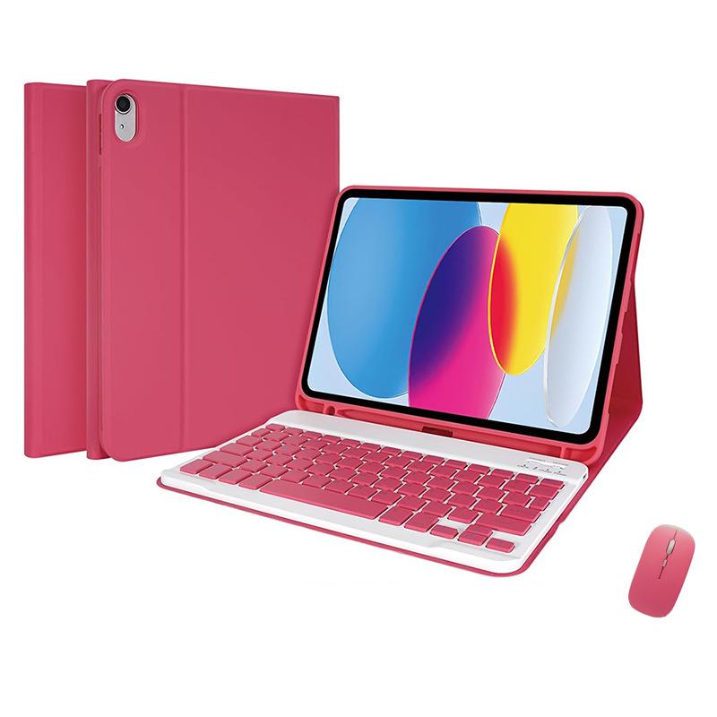 Защитный чехол для iPad 11-го поколения 10,9" со съемной Bluetooth-клавиатурой, магнитным держателем для стилуса и кожаной обложкой