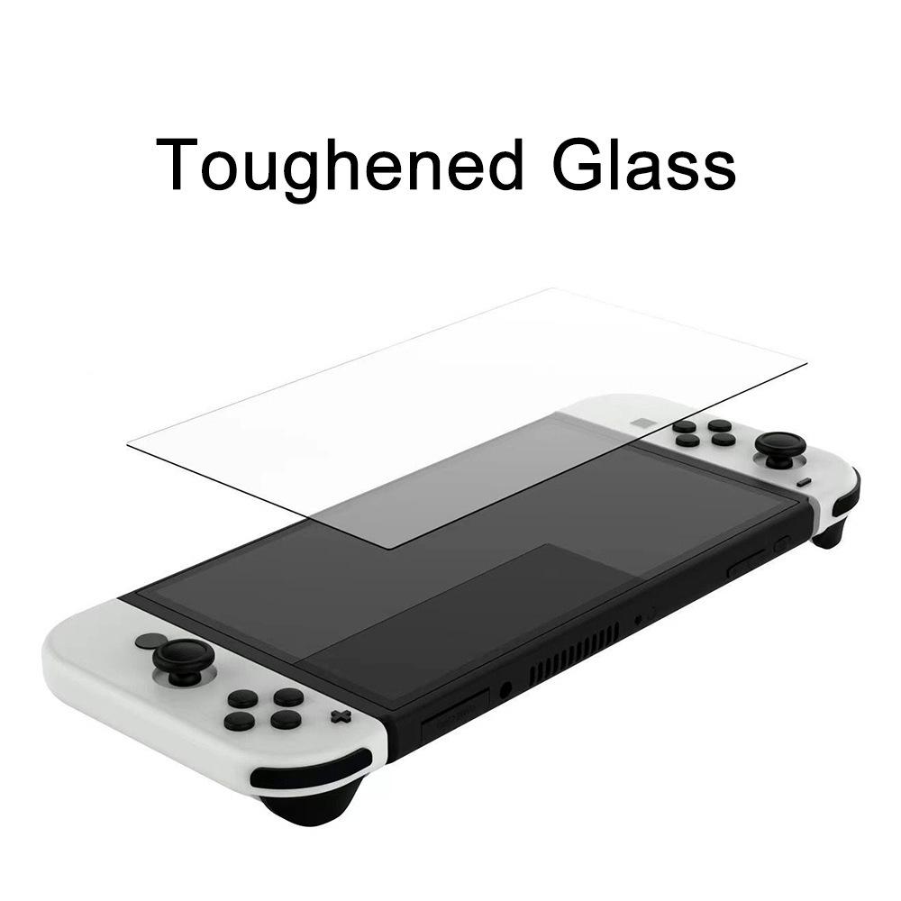 Защитное стекло для экрана для Nintendo Switch OLED - Защита от отпечатков пальцев