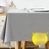Nordic Waterproof Oil-Proof PVC Tablecloth - Wash-Free, Scald-Resistant, Solid Color for Rectangular Coffee & Dining Tables
