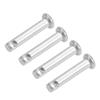 4 шт. M3 M4 M5 штифты с одним отверстием, шарнирный штифт из нержавеющей стали 304, гладкие стальные штифты со головками