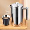 800 мл/350 мл/1000 мл кофейный пресс, легко чистящаяся кофеварка из нержавеющей стали, портативная для домашней кухни