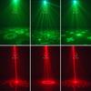 RGB Mini DJ Disco Laser Light Projector USB Rechargeable LED UV Sound Strobe Stage Effect Wedding Xmas Holiday Party Lamp