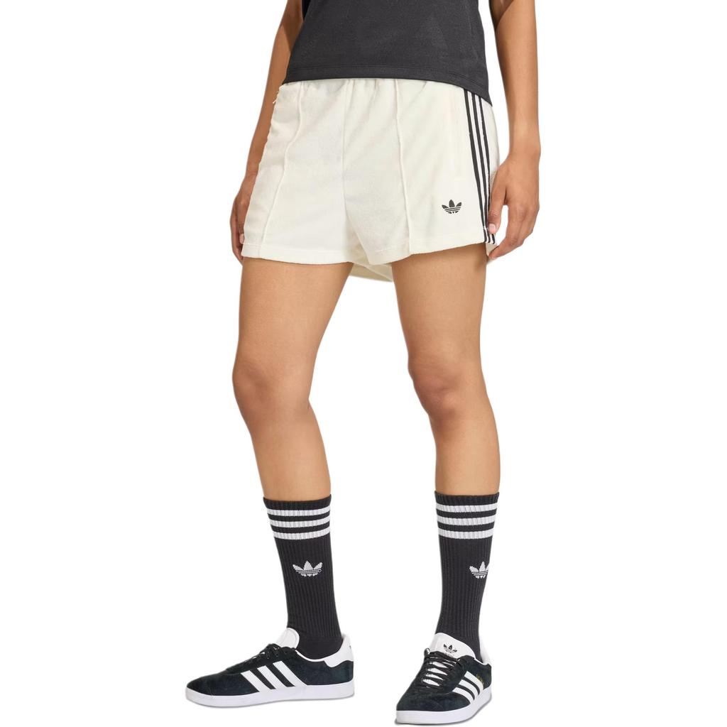 adidas Шорты из махровой ткани с деталями и шнурком Логотип Originals KD1397