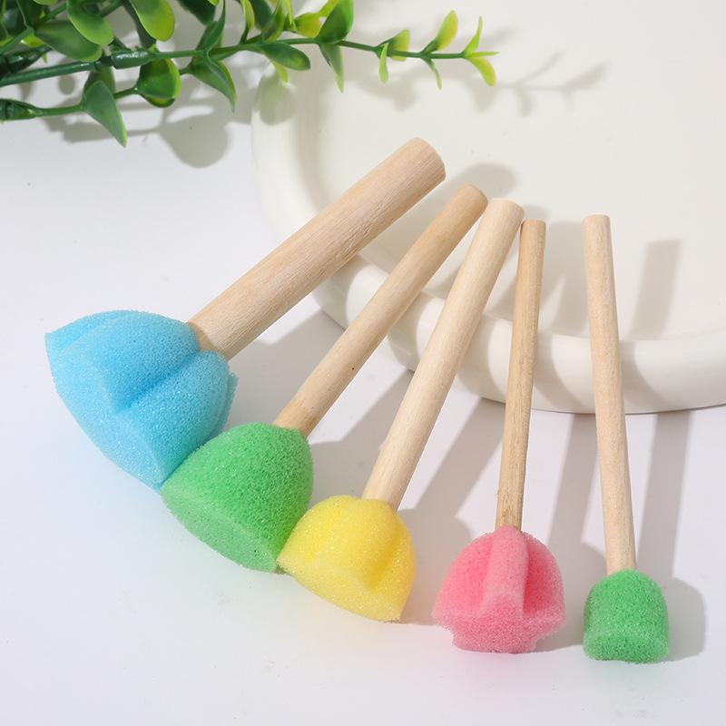 10PCS Paint Pottery Sponges for Paint Face Painting Sponge Kids Arts and Crafts Art Sponge for Painting HMS01