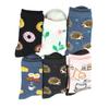 Japan Harajuku Donut Coffee Hedgehog Animals Women Socks Kawaii Cute Women Cartoon Funny Socks EU35-42