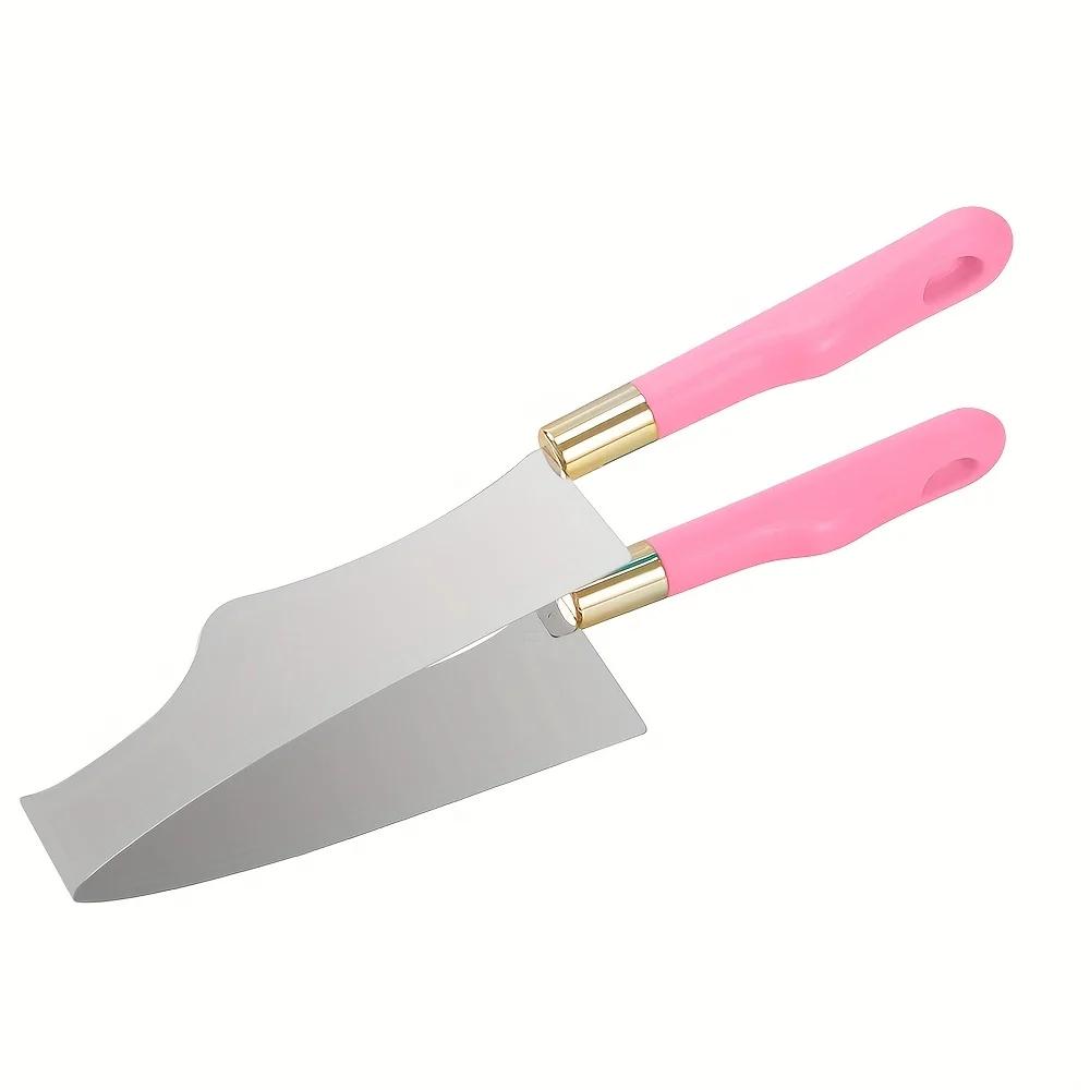 Нержавеющая сталь резак для торта, щипцы, сервер для тортов, десерты, кондитерские изделия, хлеб, делитель пиццы, металлический нож для пирога, инструмент для подъема торта