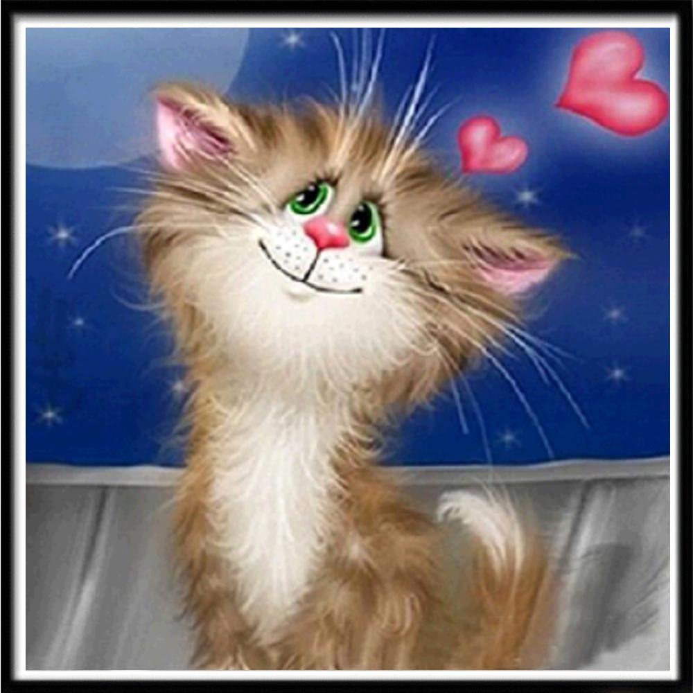 5D алмазная живопись животное кошка и собака Алмазная мозаика набор для вышивки крестом волк посуда Рождественский подарок