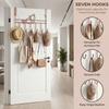 Space Saving Door Storage Hook Punch-Free Door Hanger Rack Traceless Organizer Rack  Home Use