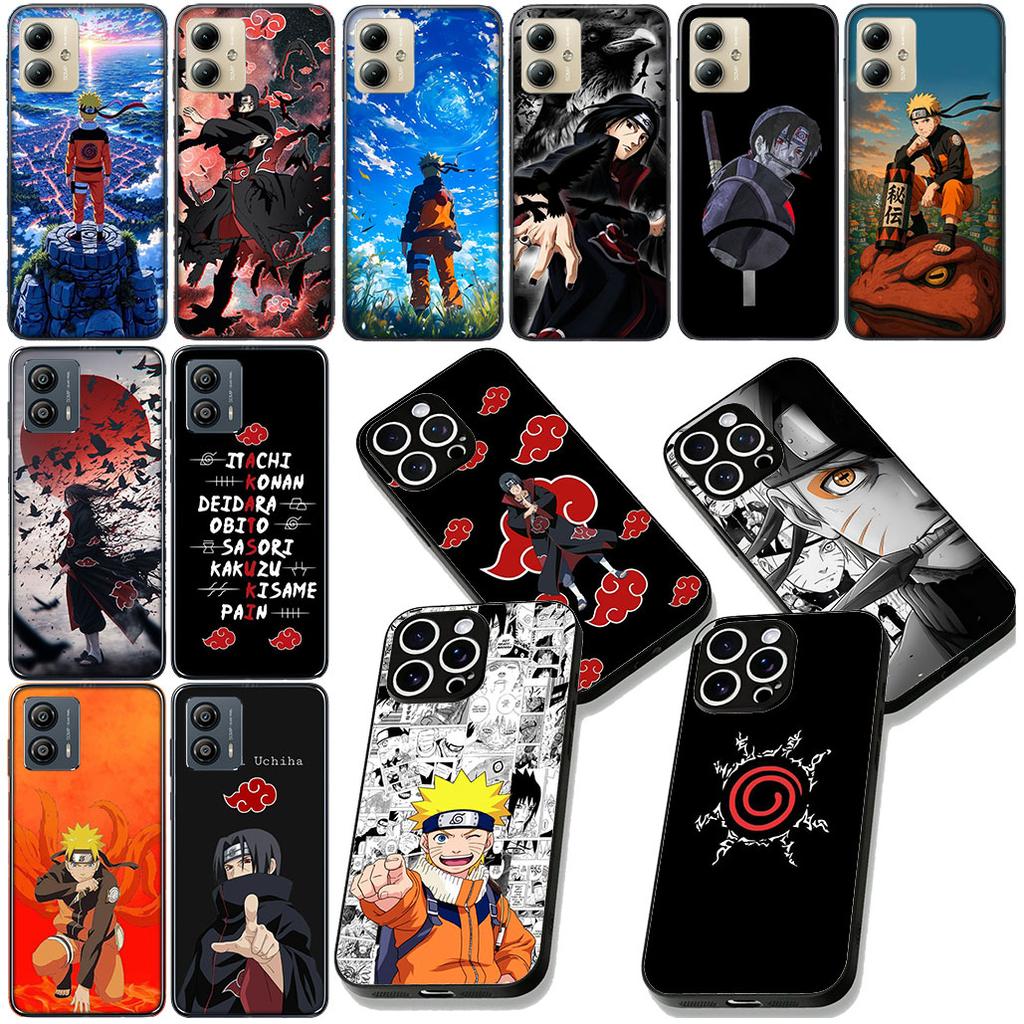 Itachi Uchiha Akatsuki Narutos Cover for Motorola Moto Edge 50 30 Fusion 40 NEO Ultra Pro G22 G23 G20 G35 G84 G13 G53 Phone Case