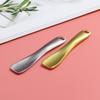 Cream Stick Massage Spoon Metal Makeup Spatula Mini Cosmetic Spoon Curved Scoop Facial Cream Spoon