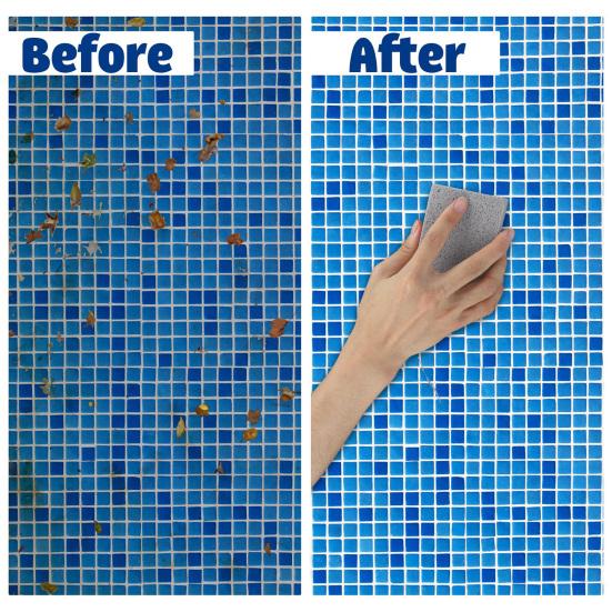 4 Pcs Pool Pumice Stone Swimming Pool Cleaning Pumice Block Pools Tile Cleaner Block for Spa Pools Kitchen Bathroom