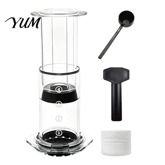 Handheld Coffee Brewer Portable Manual Maker, Pour-Over And Espresso Style Press, Lightweight Extractor Brewing Compression Cup for Office Camping