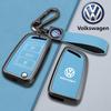 Для VOLKSWAGEN VW Чехол-защита-держатель из цинкового сплава и кожи для умного дистанционного ключа автомобиля для VW Volkswagen Passat 2017 Брелок