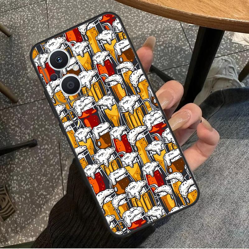 Алкогольные Пиво Напиток Пиво Чехол Для OPPO Reno 8 7 6 5 4 Lite 2Z 4Z 5Z 8T 10 OPPO Find X5 X6 Pro X2 Lite X3 Neo Чехол