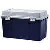 Iris Ohyama Storage Box Outdoor Delivery Box Storage Supplies Buckle Stocker Sealed with Lid 105L Dark Blue KB-780