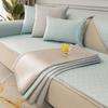 Ice Silk Sofa Cushion Non-Slip Summer Mat Simple Modern High-End Summer Cushion Set Cover Cloth