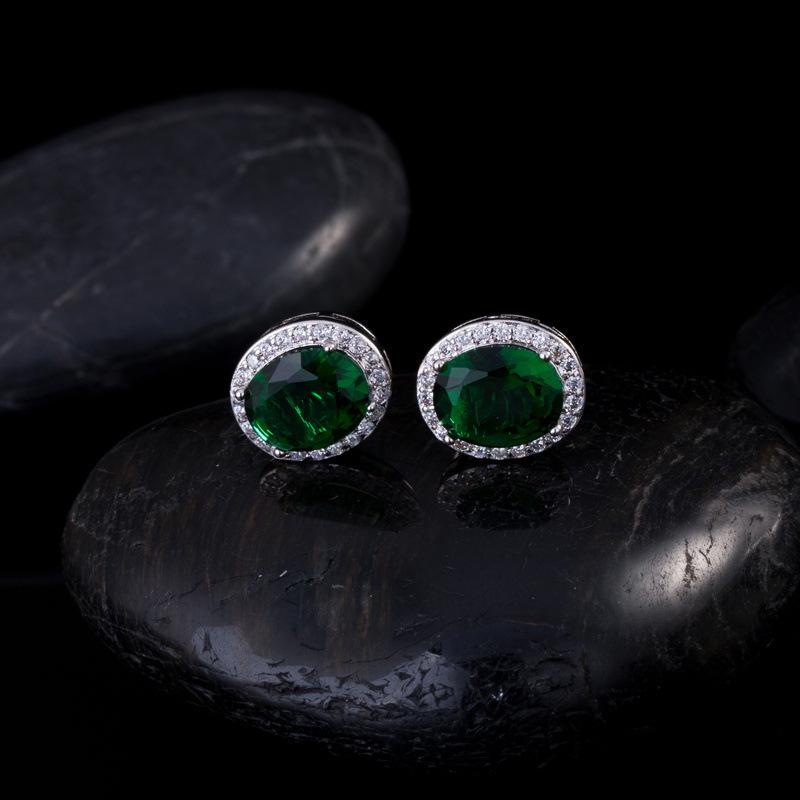 Микро серьги-пусеты, Серьги с цирконами, Высококлассные серьги, Серьги-пусеты с бриллиантами.