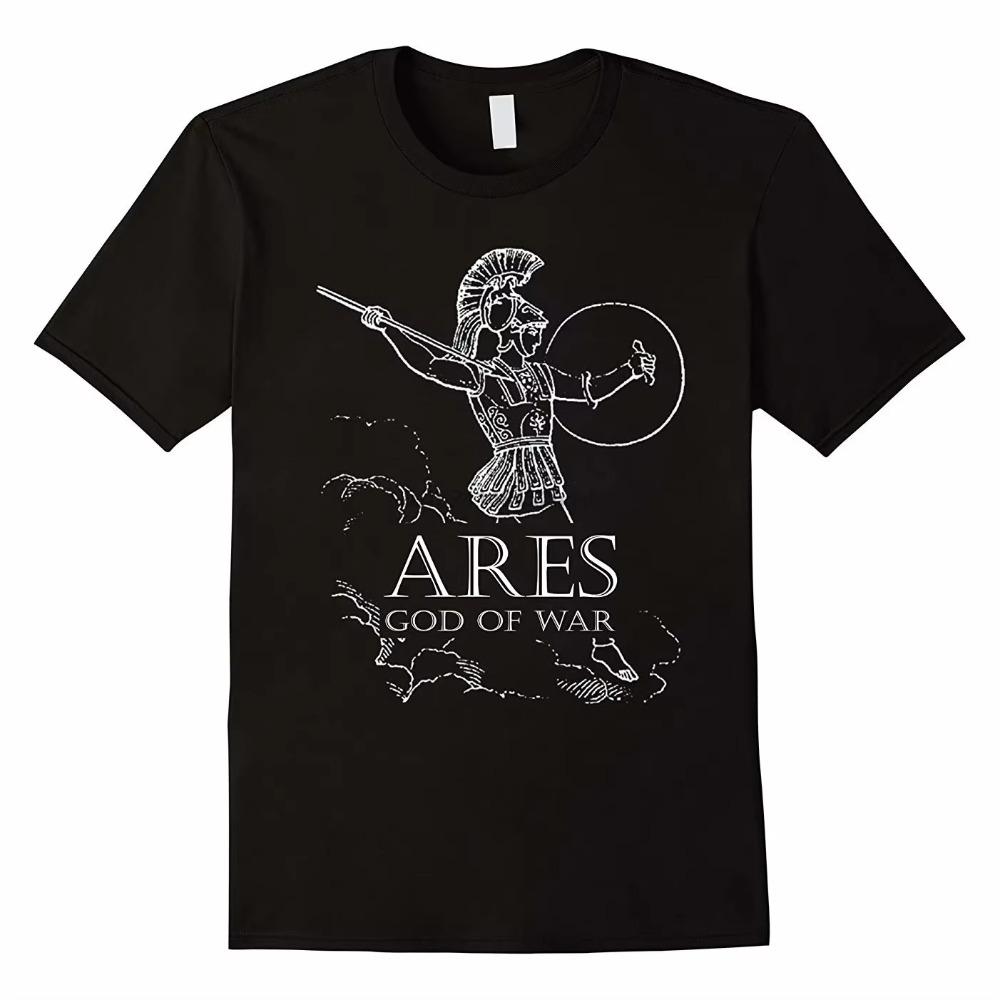 Cool Design God of War Greek Mythology Ares T-Shirt. Summer Cotton Short Sleeve O-Neck Mens T Shirt New S-3XL