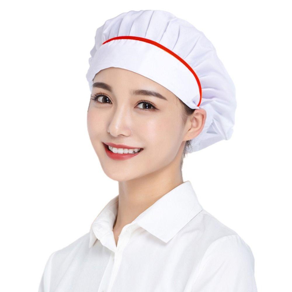Mesh Chef Hat Work Wear Cooking Hygienic Cap Chic Hair Nets Cap  Food Service