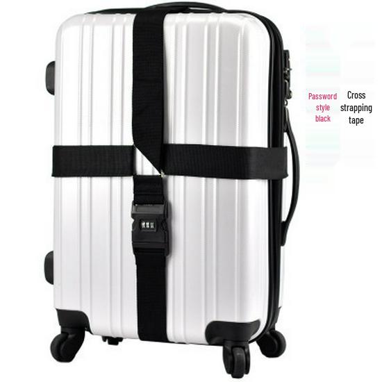 - Крестообразный упаковочный ремень для укрепления багажа с кодовым замком