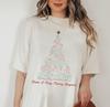Merry Dogmas Shirt Dog Mama T Shirt Dog Mom Tee Dog Ear Outline Holiday Pet Christmas Tshirt Line Art Dog Groomer Gift Dog Themed Gifts