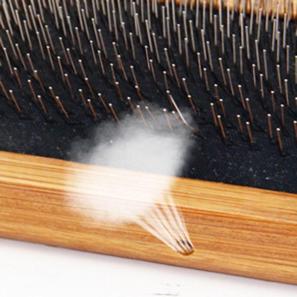 Steel Dog Cat Deshedding Weaving Comb Carpet Tassel Brush Cleaning Brush Pet Supplies Dog Hair Comb