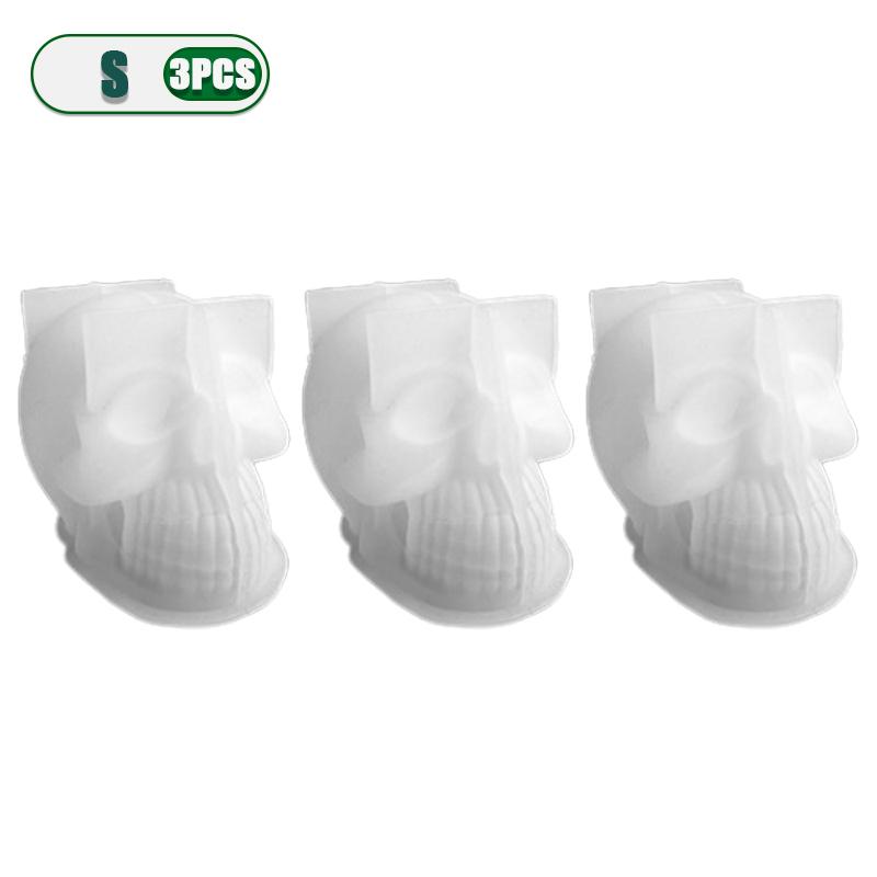 1-10 шт. Хэллоуин Череп Силиконовая форма DIY Мыло ручной работы Свеча Смола Форма Креативный Ужас Декор для Праздничного подарка Материалы для рукоделия