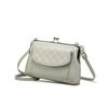 Women's Kiss Lock Crossbody Bag Handbag, with Card Slot and Front Magnetic Buckle Small Bag, Casual Daily Shoulder Bag