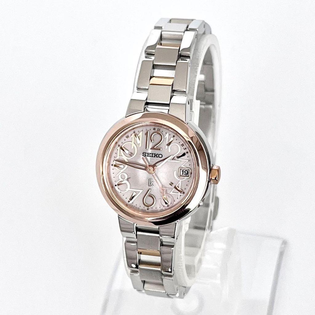 [USED] Seiko Rukia Women's Watch, Working, Radio-Controlled Solar, S2162