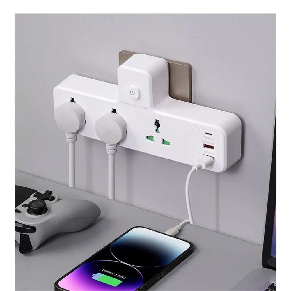 EU UK US Plug AC Outlet Power Strip Universal Plug-In Electrical Socket  Home Office