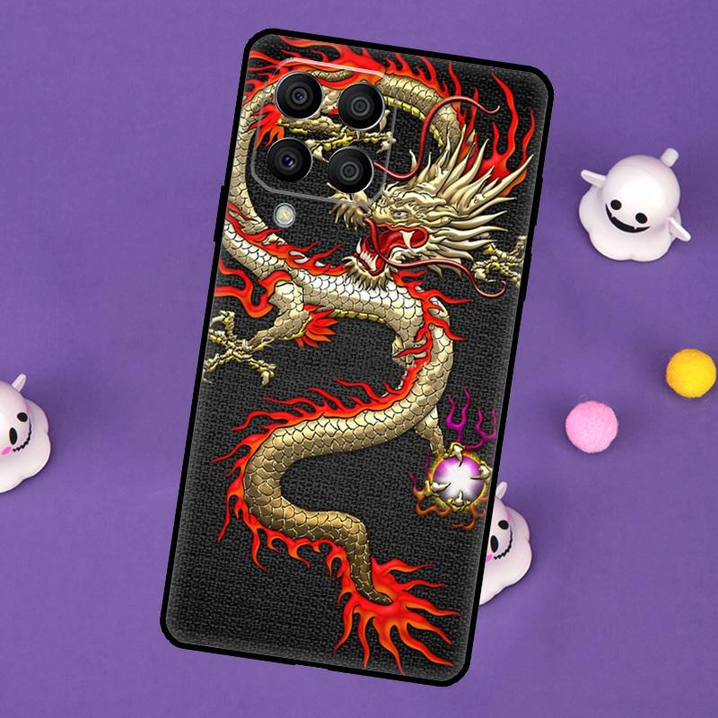 Азиатский Китайский Дракон Чехол Для Samsung Galaxy M32 M52 M12 M13 M33 M23 M53 M15 M55 M31 M51 M14 M34 M54 M20 Case